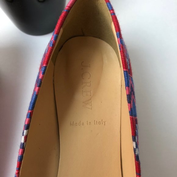 J. CREW Janey Printed Flats Made in Italy - Size 8 - Picture 3 of 6